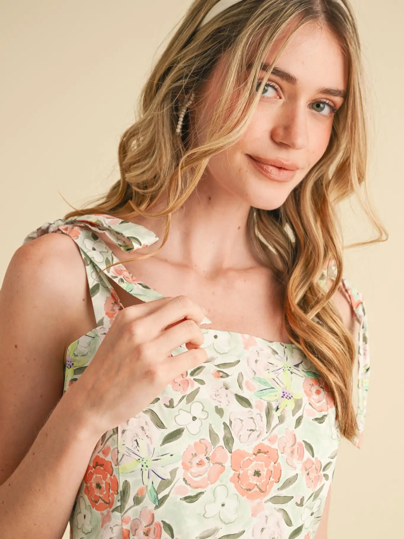 Bubble Hem Midi Dress