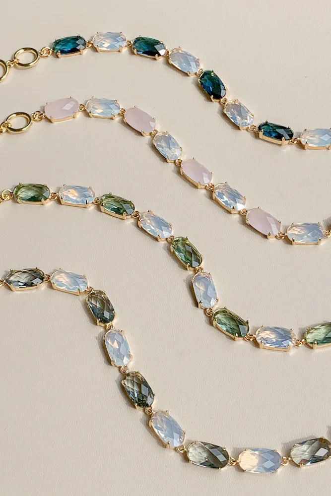 Enchanted Sparkle Glass Crystal Bracelet
