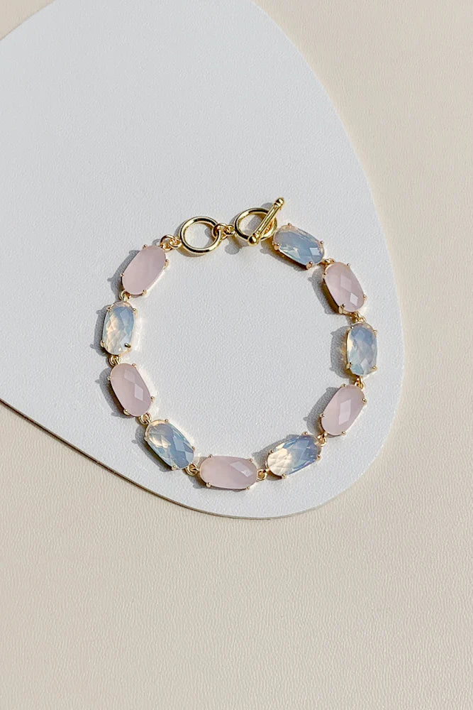 Enchanted Sparkle Glass Crystal Bracelet