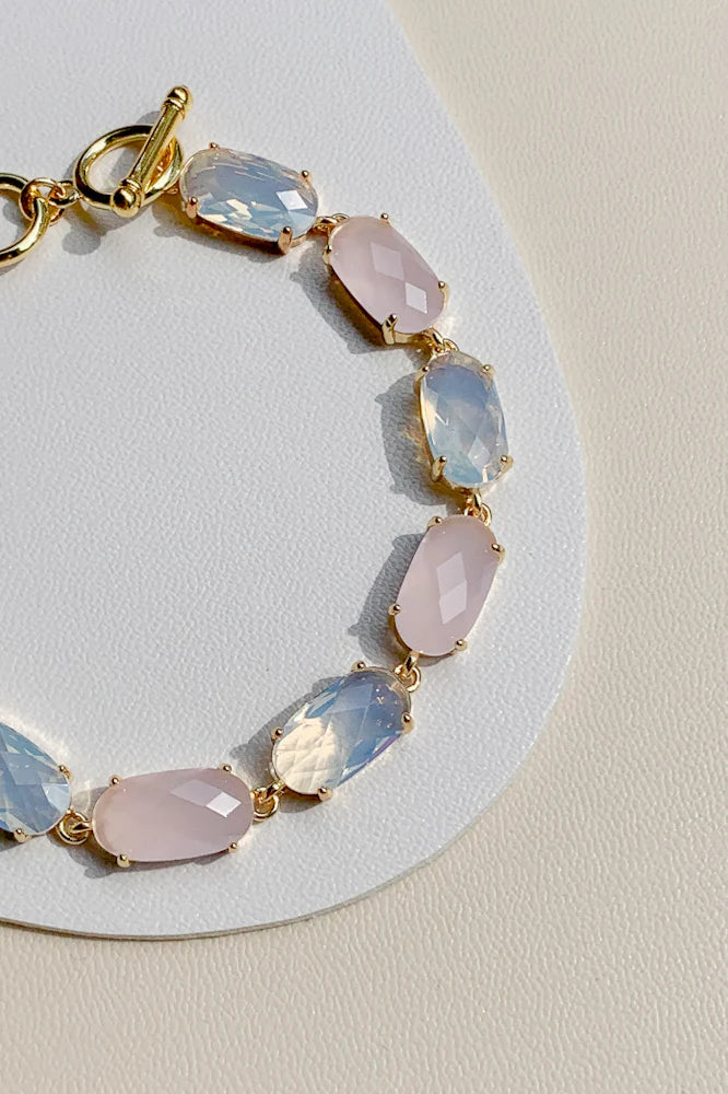 Enchanted Sparkle Glass Crystal Bracelet