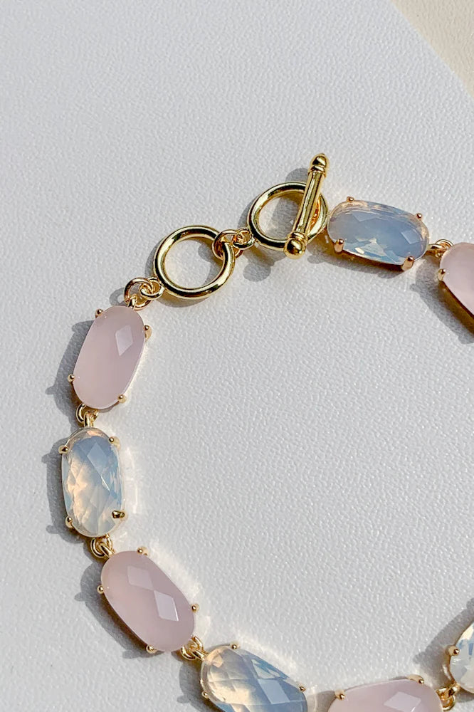 Enchanted Sparkle Glass Crystal Bracelet