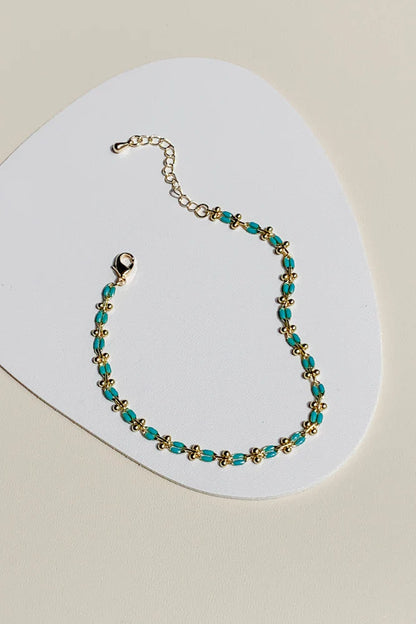Enamel Bracelet With Adjustable Length