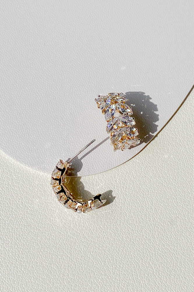Stunning Glass Crystal Earrings
