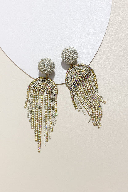 Stunning Cubic Zirconia Party Earrings