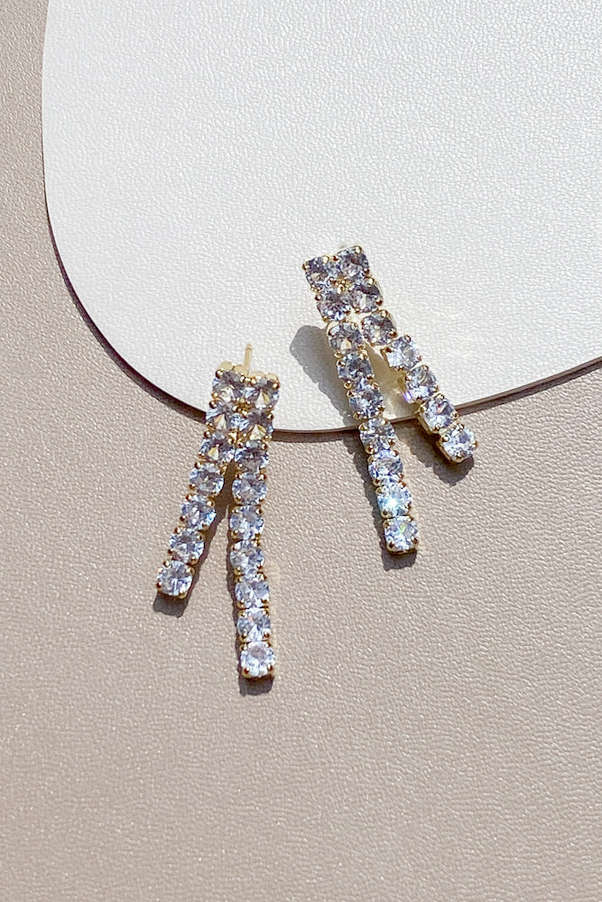 Cubic Zirconia Party Earrings