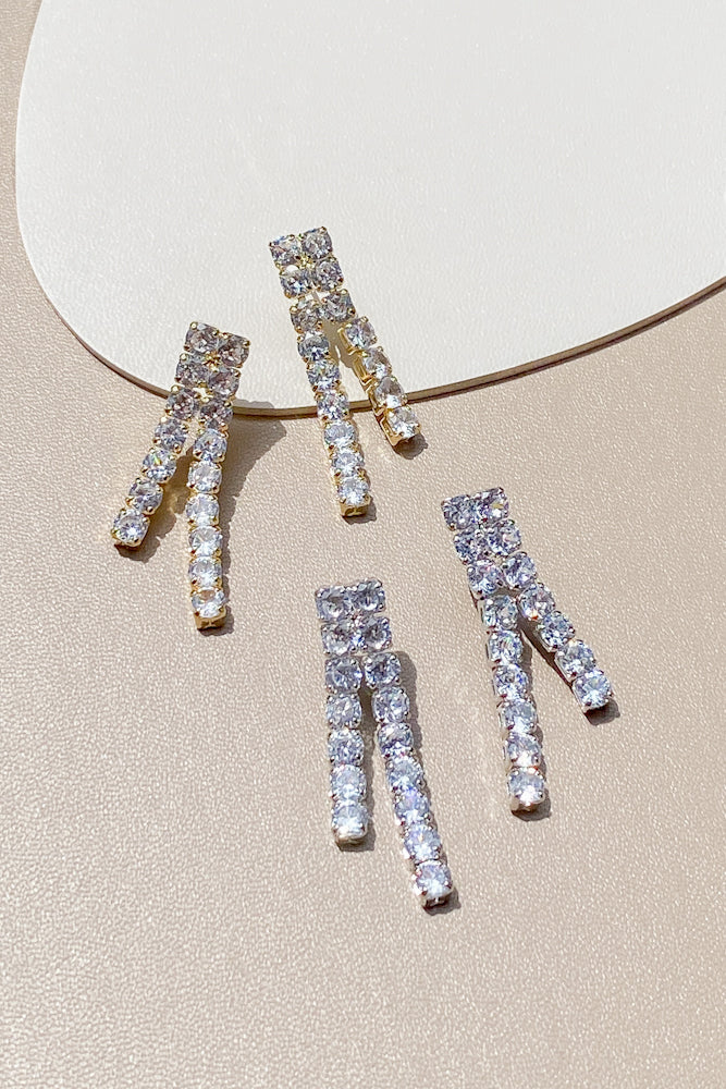 Cubic Zirconia Party Earrings